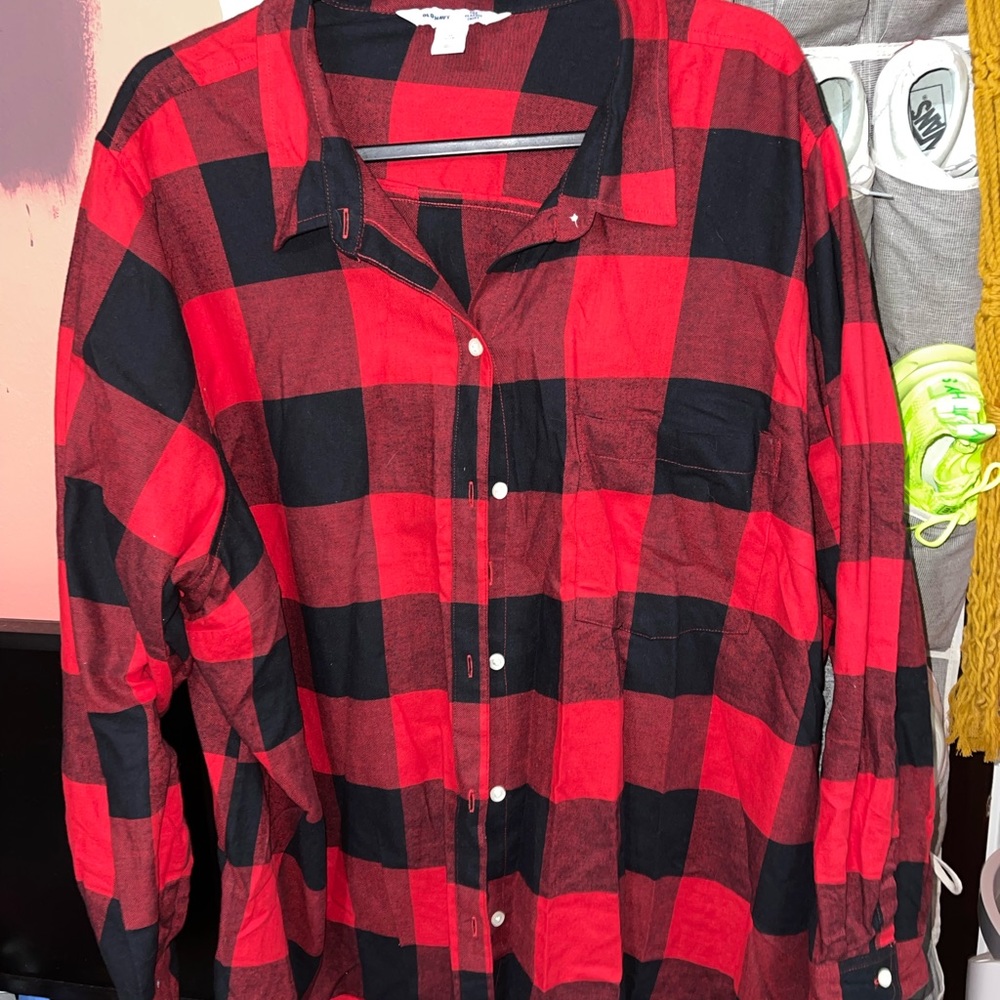 Plaid old navy flannel